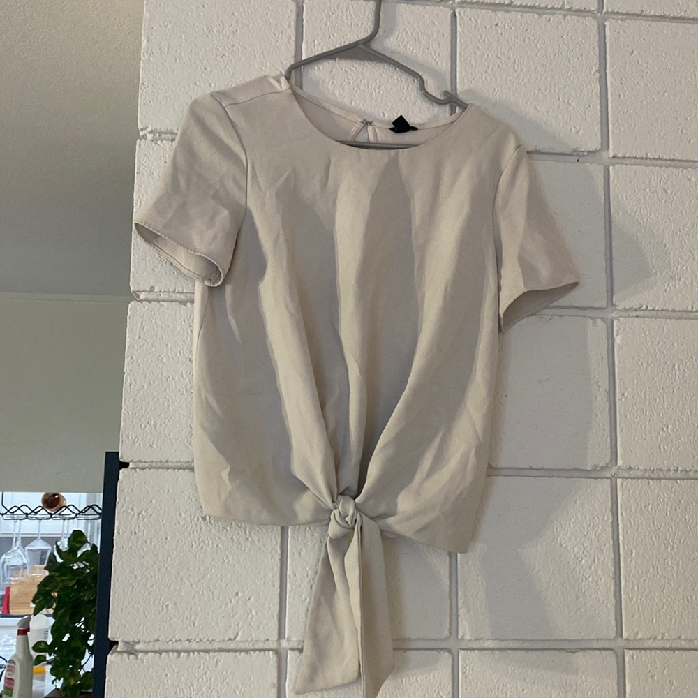 Cream Casual Blouse